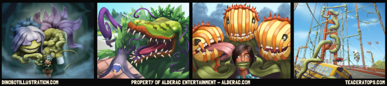 Alderac - Dinobot Illustrations